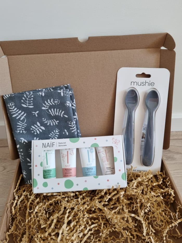 brievenbus cadeaubox blauw