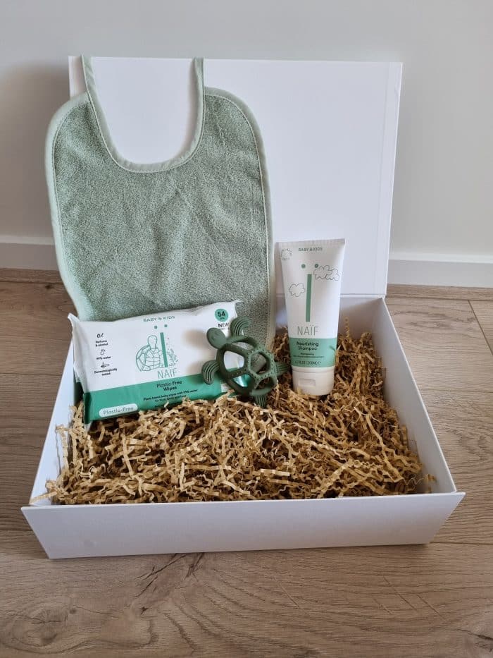 cadeaubox kraamcadeau groen A