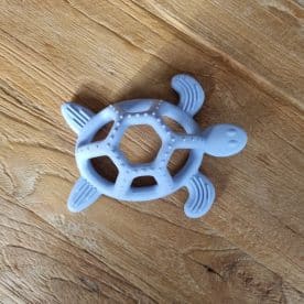 bijtspeelgoed schildpad blauw
