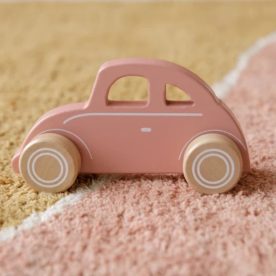 Houten auto roze - Afbeelding 3