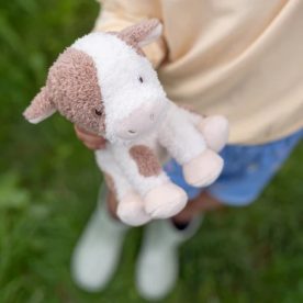 Knuffel Koe 17cm Little Farm - Afbeelding 4