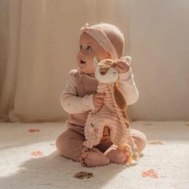Knuffeldoekje knuffel Hert - Fairy Garden - Roze - Afbeelding 6